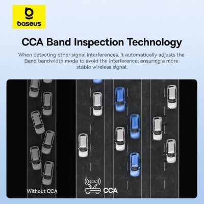 Baseus FastJoy Series WiFi Adapter 1300Mbps-Cluster Black Transmission rate 2.4GHz: 400Mbps, 5.8GHz: 867Mbps