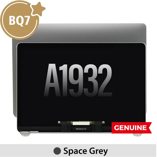 Complete LCD Display Assembly for MacBook Air 13" A1932 (2018) (BQ7)-Space Grey (This is genuine glass and genuine flex)