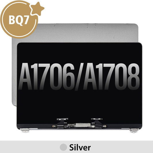 Complete LCD Display Assembly for MacBook Pro 13" A1706 / A1708 (BQ7)-Silver (This is genuine glass and genuine flex)