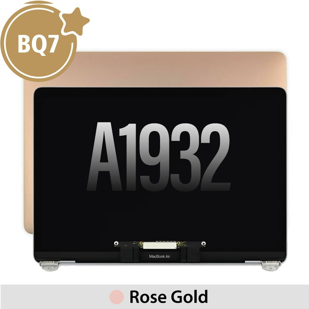 Complete LCD Display Assembly for MacBook Air 13" A1932 (2018) (BQ7)-Gold (This is genuine glass and genuine flex)