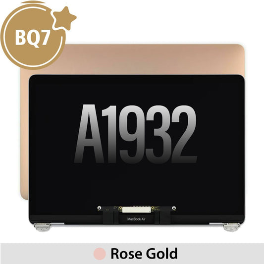 Complete LCD Display Assembly for MacBook Air 13" A1932 (2018) (BQ7)-Gold (This is genuine glass and genuine flex)