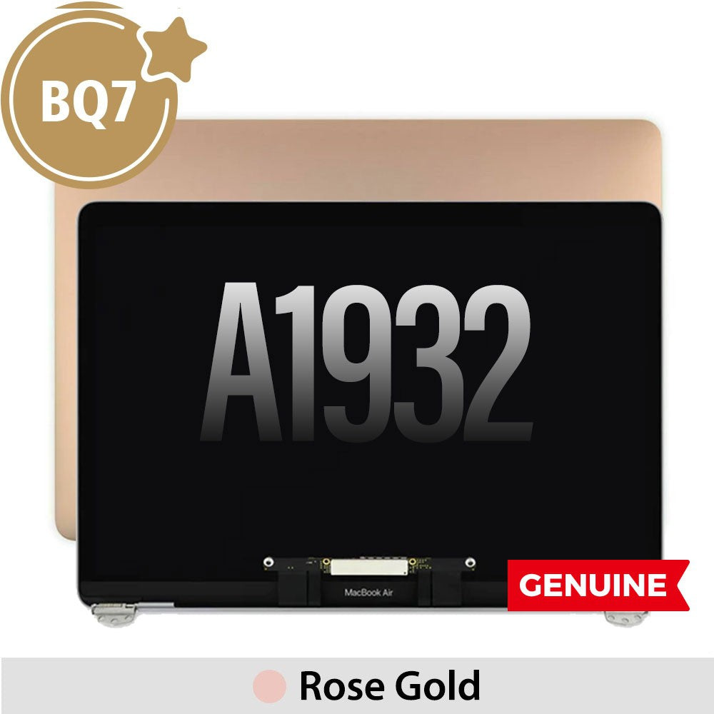 Complete LCD Display Assembly for MacBook Air 13" A1932 (2018) (BQ7)-Gold (This is genuine glass and genuine flex)
