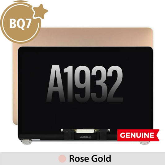 Complete LCD Display Assembly for MacBook Air 13" A1932 (2018) (BQ7)-Gold (This is genuine glass and genuine flex)