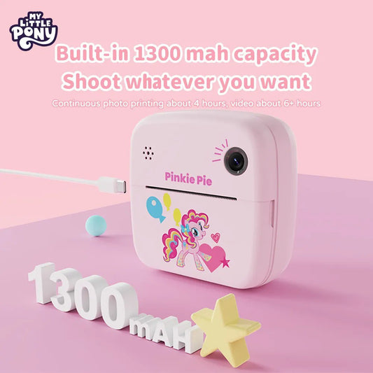 My Little Pony Rainbow Vibe Series Children’s Print Digital Camera available in puple and pink color