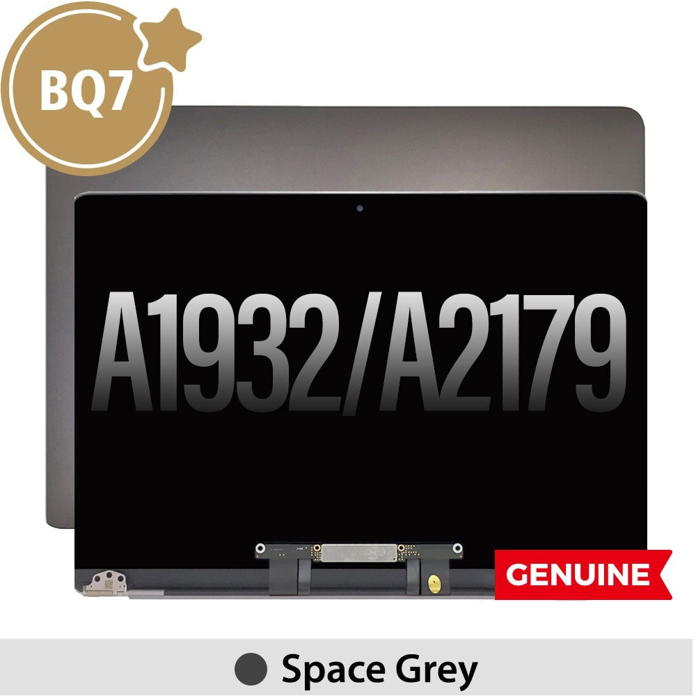 Complete LCD Display Assembly for MacBook Air 13" A1932 (Mid 2019) A2179 (Early 2020) (BQ7)-Gray (This is genuine glass and genuine flex)