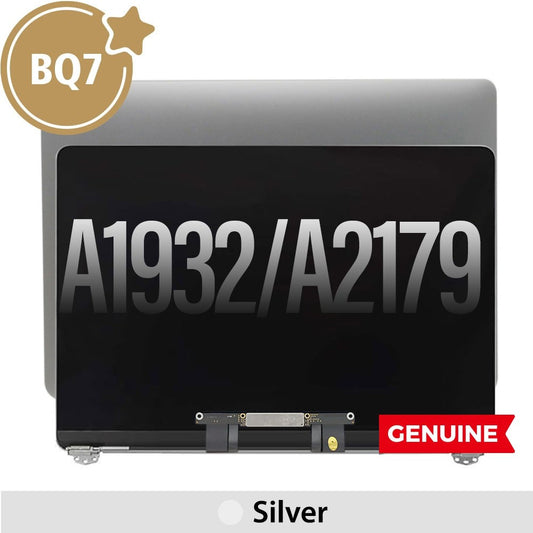 Complete LCD Display Assembly for MacBook Air 13" A1932 (Mid 2019) A2179 (Early 2020) (BQ7)-Silver (This is genuine glass and genuine flex)