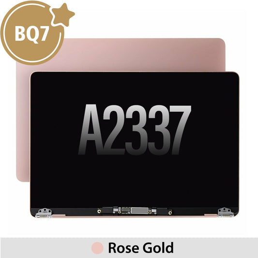 Complete LCD Display Assembly for MacBook Air 13" A2337 (BQ7)-Rose Gold (This is genuine glass and genuine flex)