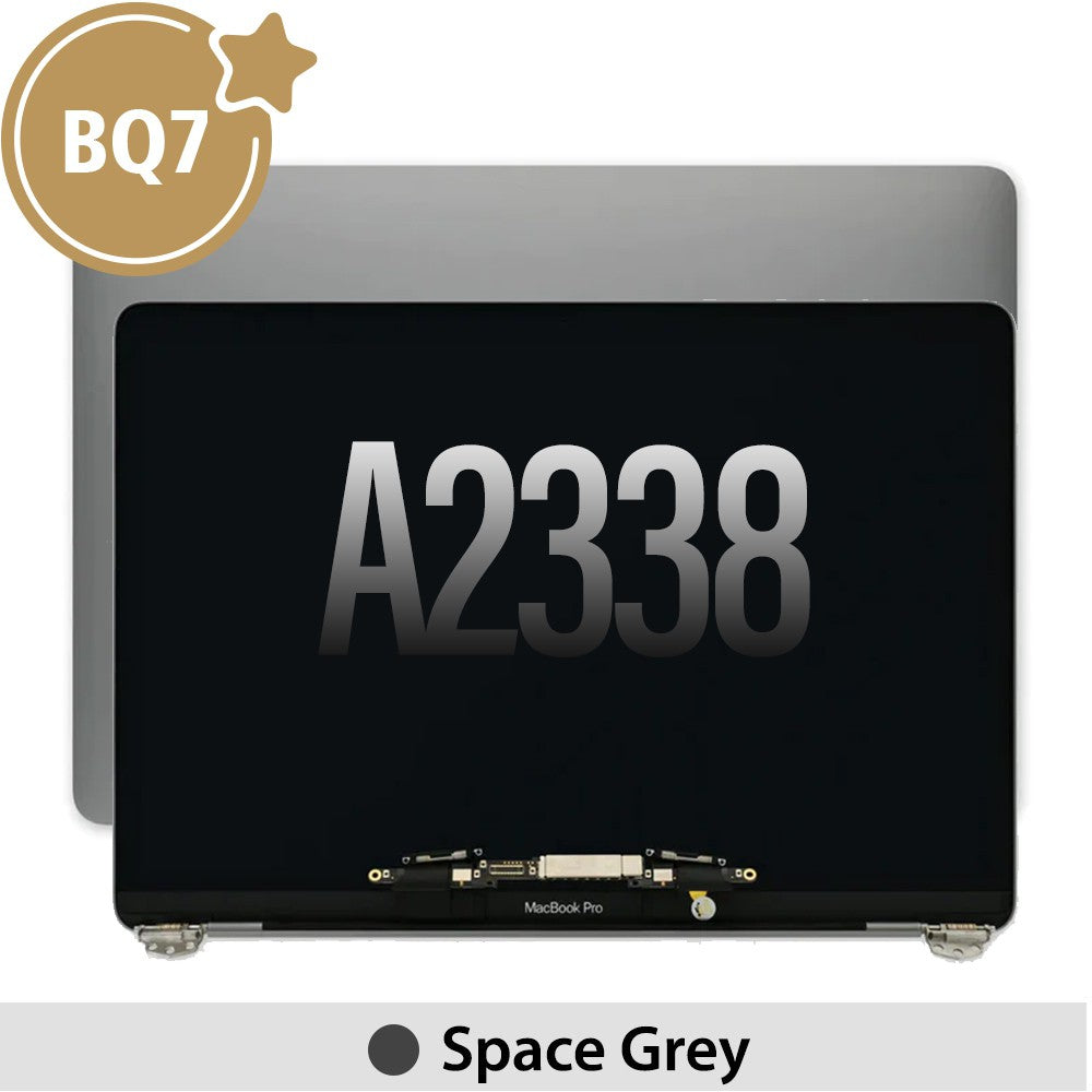 Complete LCD Display Assembly for MacBook Pro 13" A2338 (BQ7)-Space Gray (This is genuine glass and genuine flex)