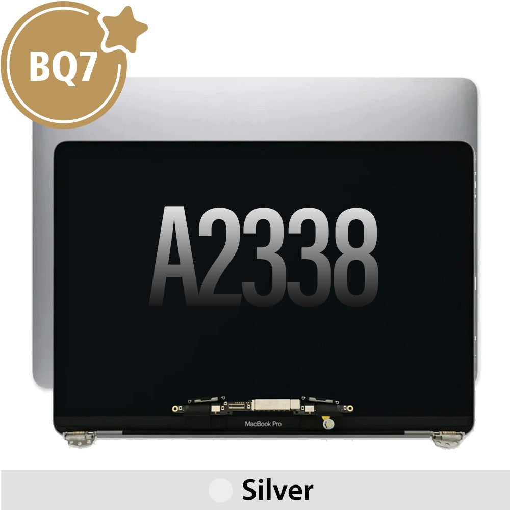 Complete LCD Display Assembly for MacBook Pro 13" A2338 (BQ7)-Silver (This is genuine glass and genuine flex)