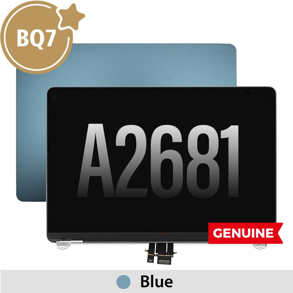 Complete LCD Display Assembly for MacBook Air M2 13.6" A2681 (BQ7)-Blue (This is genuine glass and genuine flex)