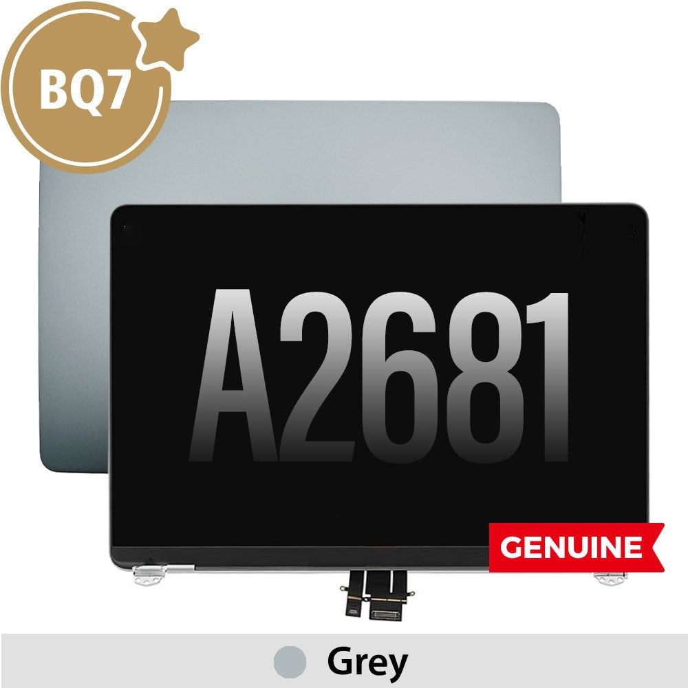 Complete LCD Display Assembly for MacBook Air M2 13.6" A2681 (BQ7)-Grey (This is genuine glass and genuine flex)