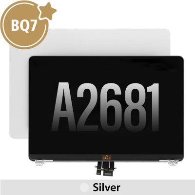 Complete LCD Display Assembly for MacBook Air M2 13.6" A2681 (BQ7)-Silver (This is genuine glass and genuine flex)