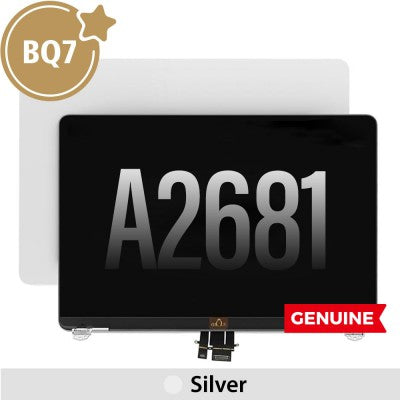 Complete LCD Display Assembly for MacBook Air M2 13.6" A2681 (BQ7)-Silver (This is genuine glass and genuine flex)