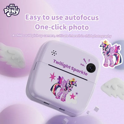 My Little Pony Rainbow Vibe Series Children’s Print Digital Camera available in puple and pink color