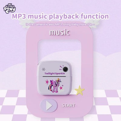 My Little Pony Rainbow Vibe Series Children’s Print Digital Camera available in puple and pink color