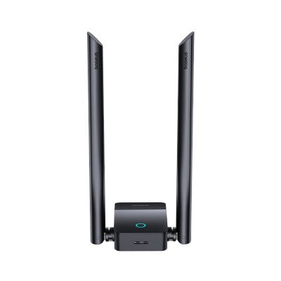 Baseus FastJoy Series WiFi Adapter 1300Mbps-Cluster Black Transmission rate 2.4GHz: 400Mbps, 5.8GHz: 867Mbps