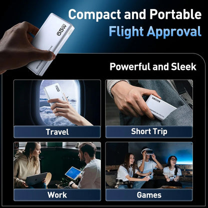 MOVE SPEED E20 65W 20000mAh Power Bank Large Capacity (YSPBE20)-Silver