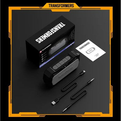 Transformers TF-Y10 Wireless Speaker, 360° Surround Sound, V5.4, 1800mAh Battery capacity