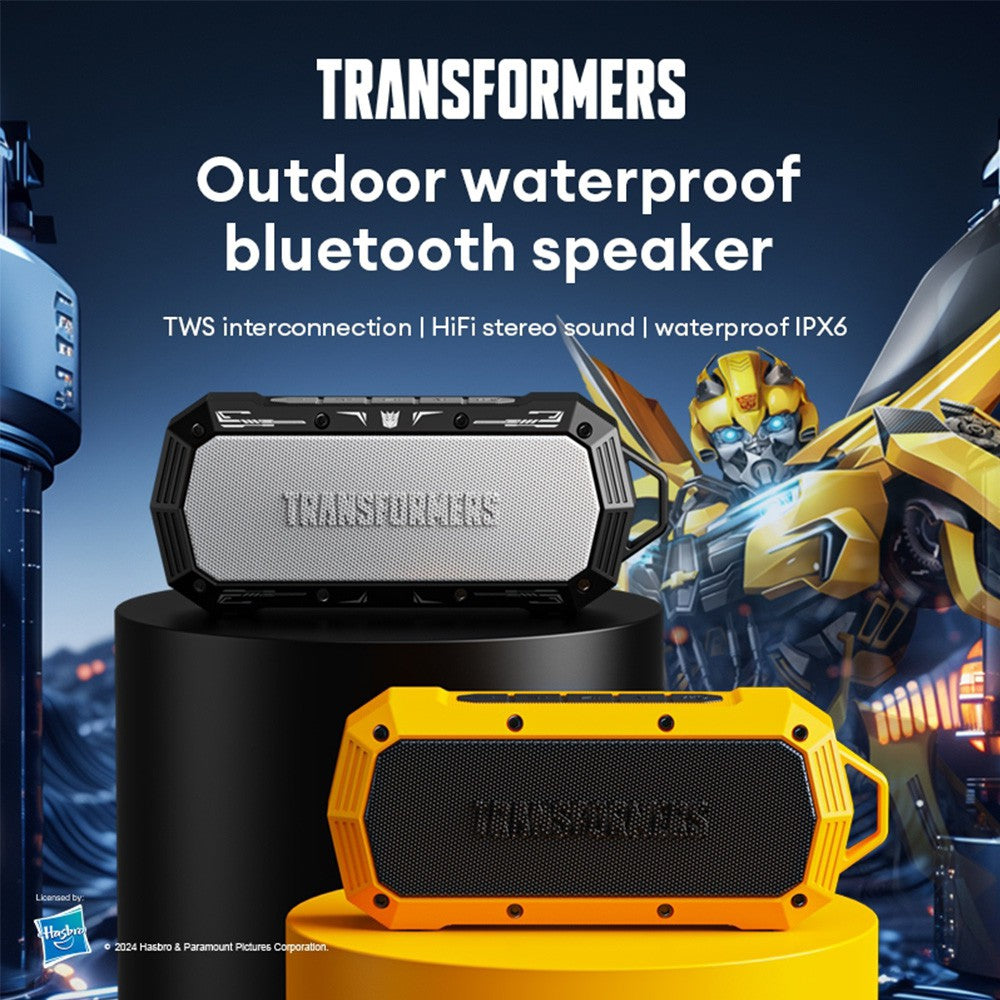 Transformers TF-Y10 Wireless Speaker, 360° Surround Sound, V5.4, 1800mAh Battery capacity
