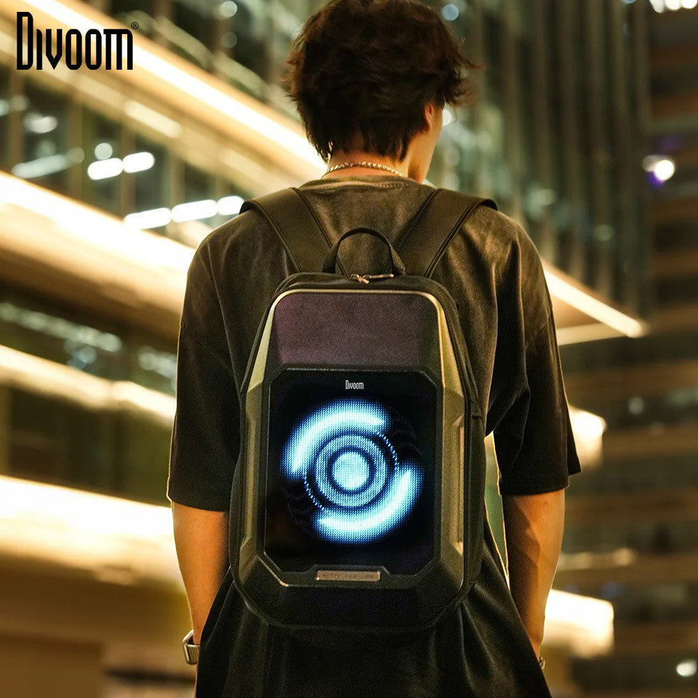 Divoom Cyberbag Pixel Art LED Backpack