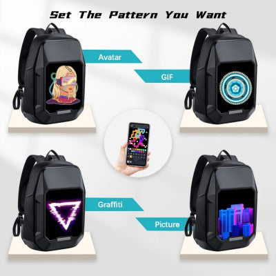 Divoom Cyberbag Pixel Art LED Backpack
