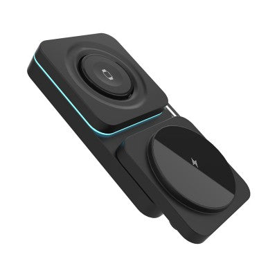 iQuick Twig T6 3 in 1 Foldable Wireless Charger Stand, 3 IN 1 WIRELESS CHARGER Support for Series iPhone/ Android/ Airpods/ pro/ iWatch.